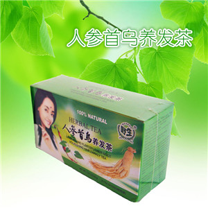 Ginseng and Tuber Fleeceflower Root Tea (Hair Raising)